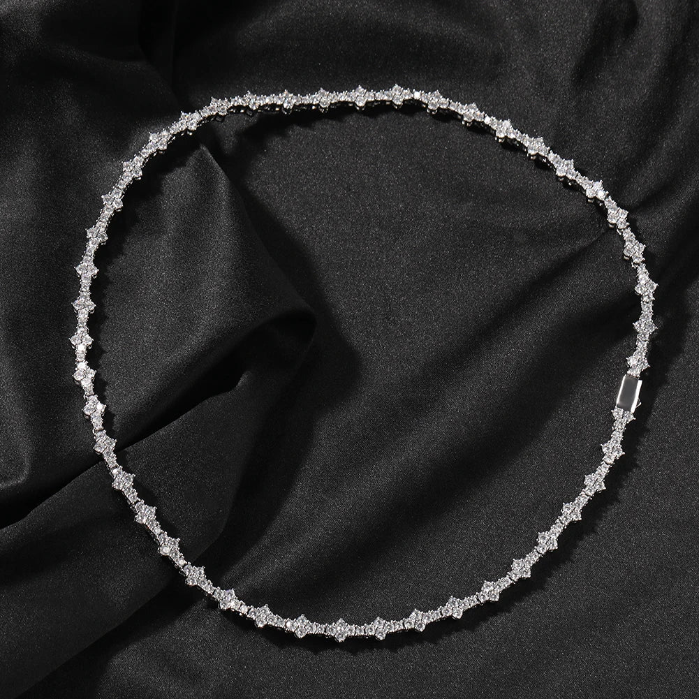 CROSS ELEGANT NECKLACE SILVER