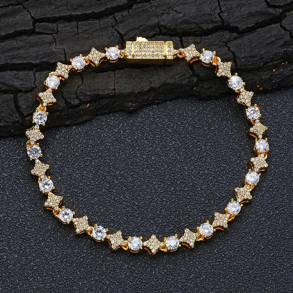 6MM - SPARKLING BRACELET GOLD