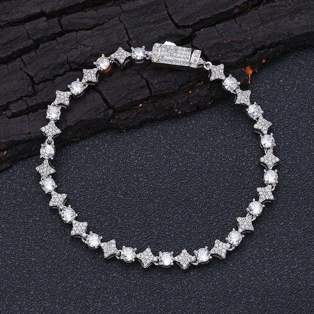6MM - SPARKLING BRACELET SILVER