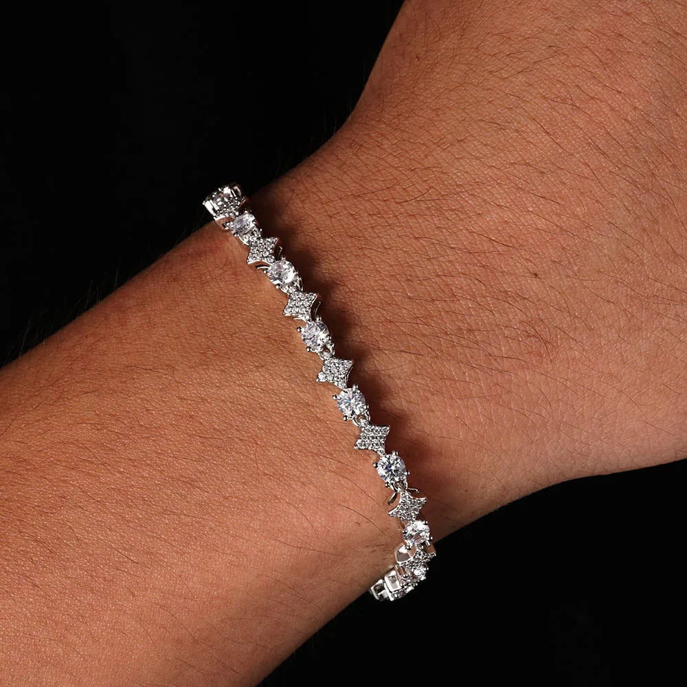 6MM - SPARKLING BRACELET SILVER