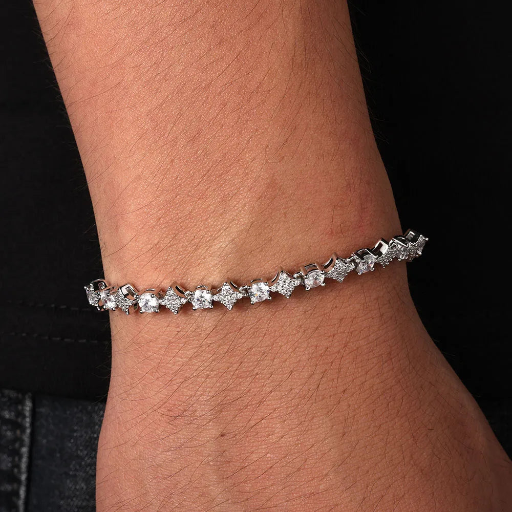 6MM - SPARKLING BRACELET SILVER